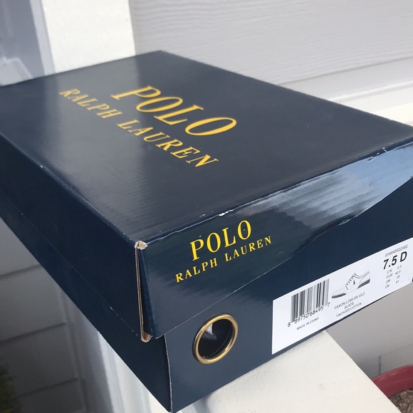 NWOT Ralph Lauren Polo Faxon low-sk-vlc slate Sz 7.5 D Unisex - Picture 5 of 10